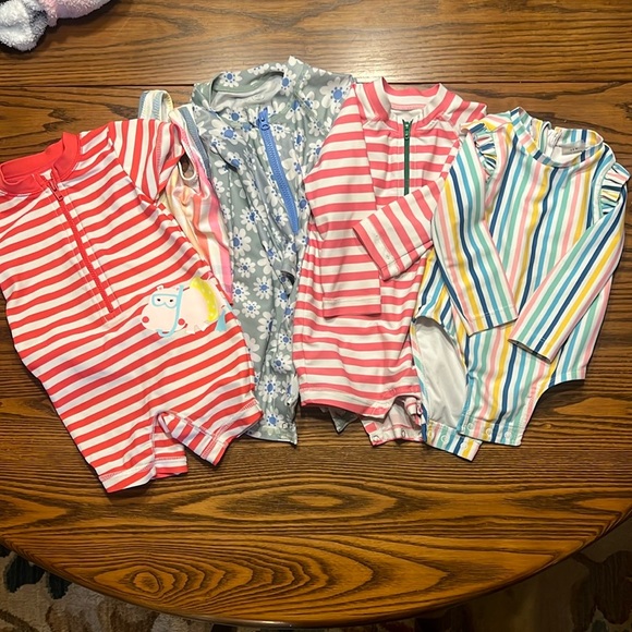 Carter's Other - 5 piece bathing suit bundle for baby 3-6 months old various brands